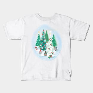 Gnome Family Christmas Kids T-Shirt